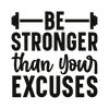 Fitness-Bestrongerthanyourexcuses-01-Makers SVG