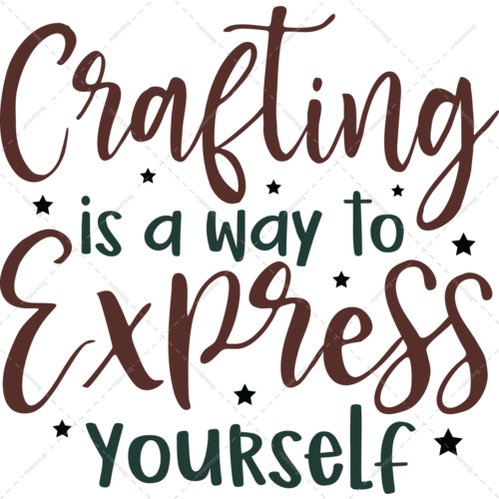 Crafting-Craftingisawaytoexpressyourself-01-Makers SVG