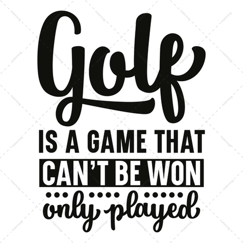 Golf-Golfisabouthowwellyouaccept_respondto_andscorewithyourmisses-01-Makers SVG