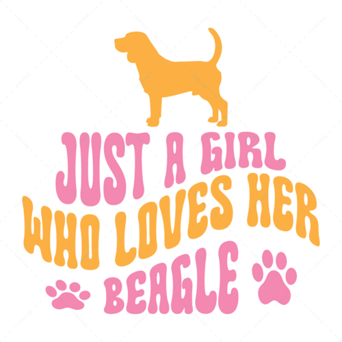 Beagle-Justagirlwholovesherbeagle-01-Makers SVG