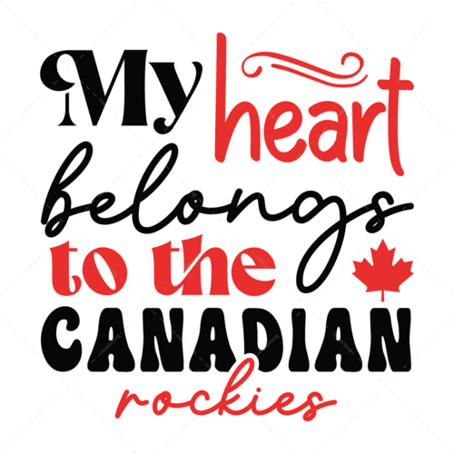 Canada-Myheartbelongstothecanadianrockies-01-Makers SVG