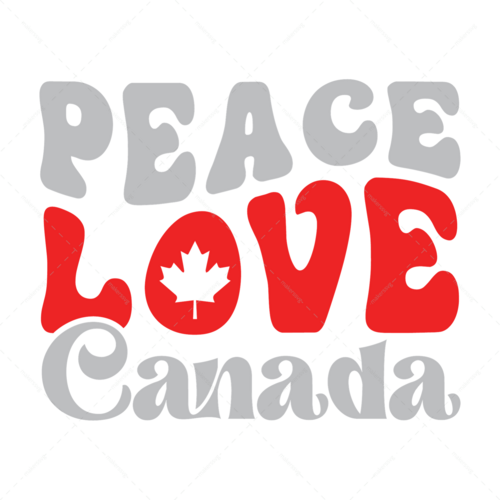 Canada-PeaceLoveCanada-01-Makers SVG