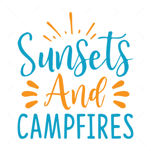 Camping-Sunsetsandcampfires-01-Makers SVG