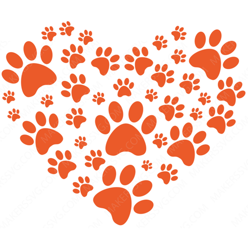 Paw Heart-004_11-Makers SVG
