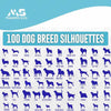 Dog Breed Silhouettes Bundle-100dogbreedsilhouettes-Makers SVG