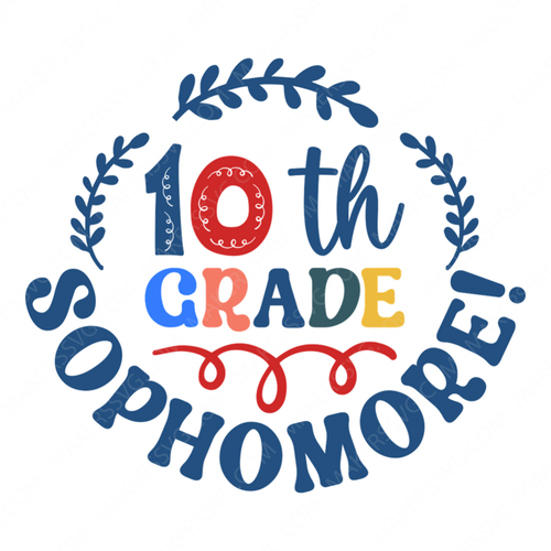 10th Grade-10thgrade_sophomore_-01-small-Makers SVG