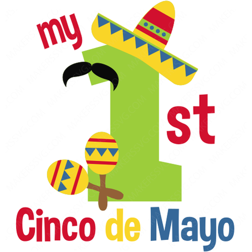 1st Cinco de Mayo-1stCincoDeMayoB-Makers SVG