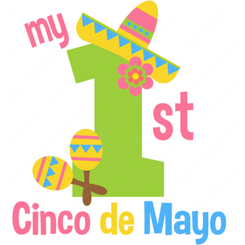1st Cinco de Mayo-1stCincoDeMayoG-Makers SVG