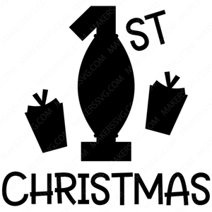 1st Christmas-1stchristmas-Makers SVG