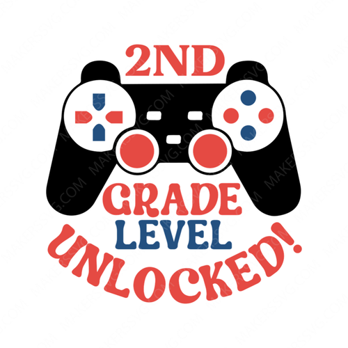 2nd Grade-2ndgradelevelunlocked_-01-small-Makers SVG