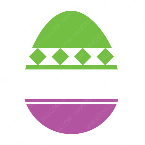 Easter Split Name Frame-3-small-Makers SVG