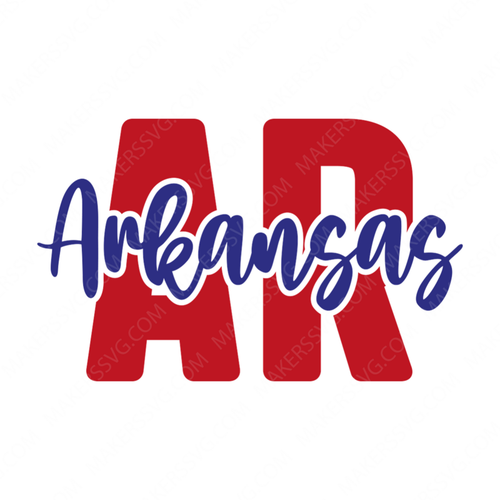 Arkansas-ARArkansas-01-small-Makers SVG