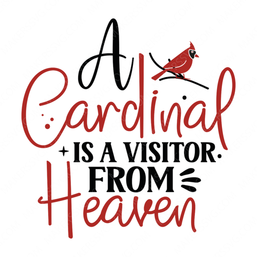 Cardinal-Acardinalisavisitorfromheaven-01-small-Makers SVG