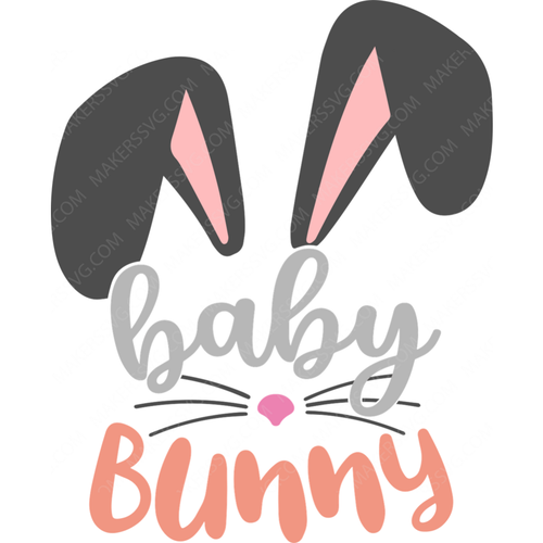 Easter-BabyBunny-small-Makers SVG