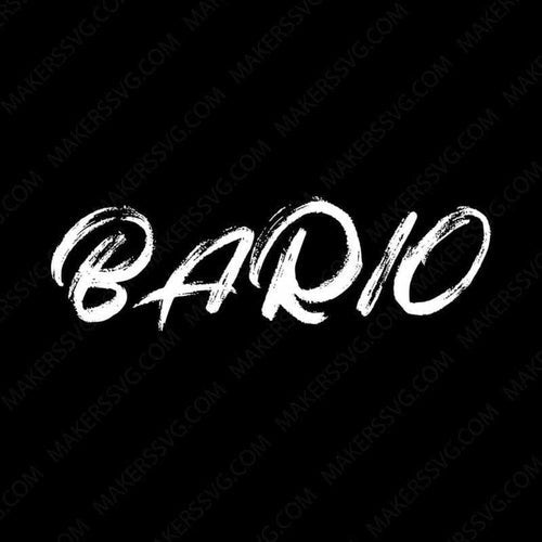 Bario Brush Font-Bario-Makers SVG