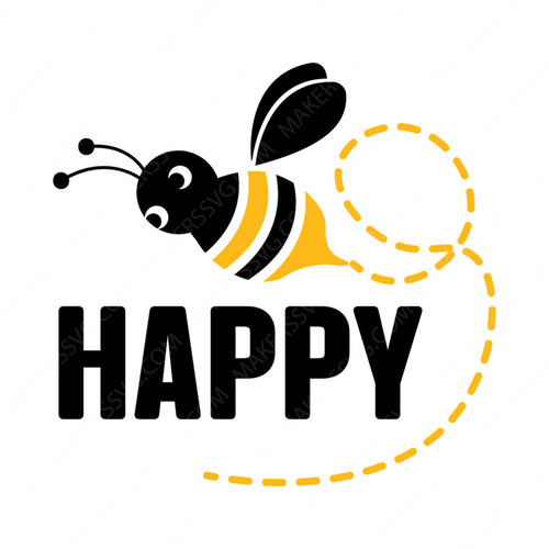 Bee-BeeHappy-small-Makers SVG