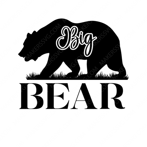 Family-BigBear-small-Makers SVG