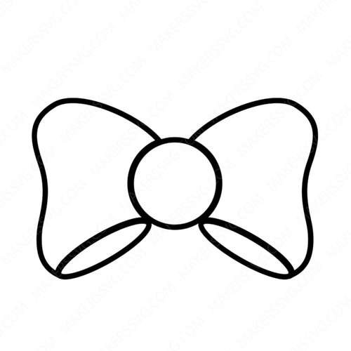 Bow Monogram Frame-Bow-Monogram-Frames_7-Makers SVG