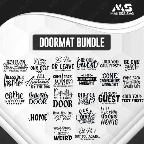 Doormat Bundle-Doormat-Bundle-1-Makers SVG