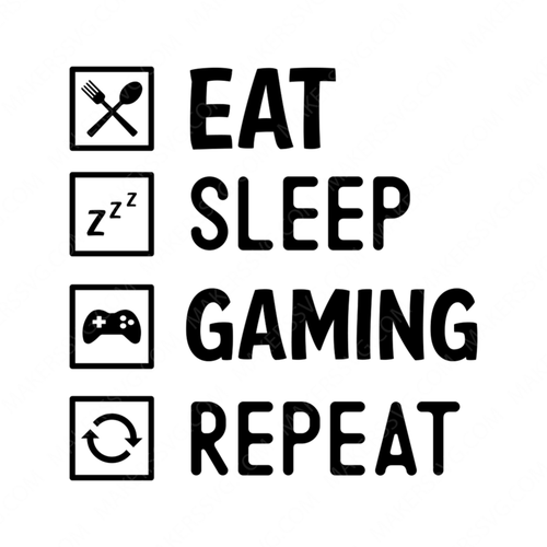 Gaming-EatSleepGamingRepeat-01-small-Makers SVG