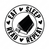 Reading-EatSleepReadRepeat-01-Makers SVG