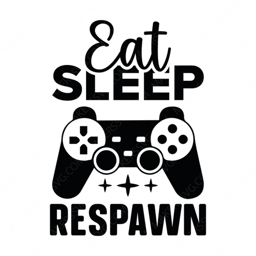 Gaming-Eatsleeprespawn-01-Makers SVG