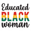Graduation-EducatedBlackWoman-01-Makers SVG