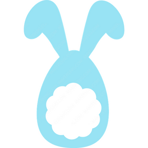 Egg Bunny Monogram Frame Boy-EggBunnyBoyMonogram-Makers SVG