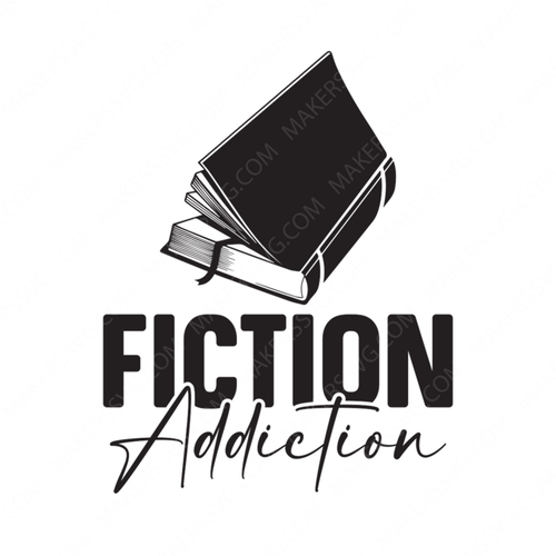 Books-Fictionaddiction-small-Makers SVG