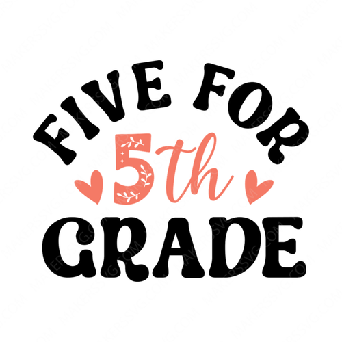 5th Grade-Fivefor5thgrade_-01-small-Makers SVG