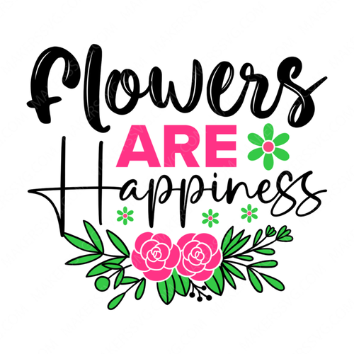Flowers-Flowersarehappiness-01-small-Makers SVG