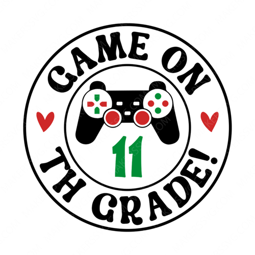 11th Grade-Gameon_11thgrade_-01-small-Makers SVG