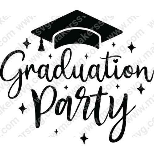 Graduation-GraduationParty-01-Makers SVG