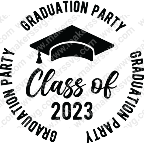 Graduation-GraduationPartyClassof2023-01-Makers SVG