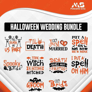 Halloween Wedding Bundle-HALLOWEENWeddingBundleProductImage-Makers SVG