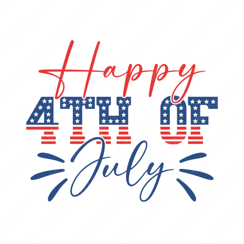 4th of July-Happy4thofJuly-small-Makers SVG