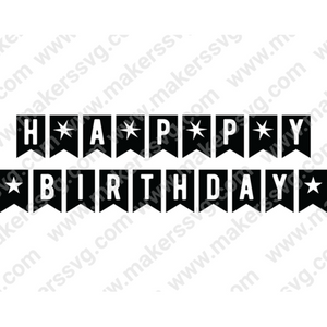 Birthday-HappyBirthday-01-Makers SVG