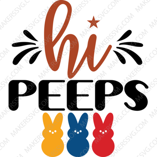 Easter-HiPeeps-Makers SVG