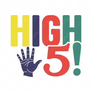 5th Grade-High5_-01-small-Makers SVG