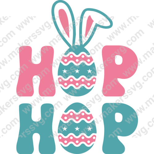 Easter-HopHop-01-Makers SVG
