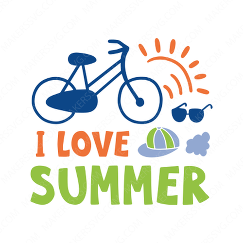 Summer-I_love_summer_6654-Makers SVG