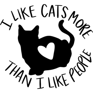 Cat-IlikecatsmorethanIlikepeople-Makers SVG
