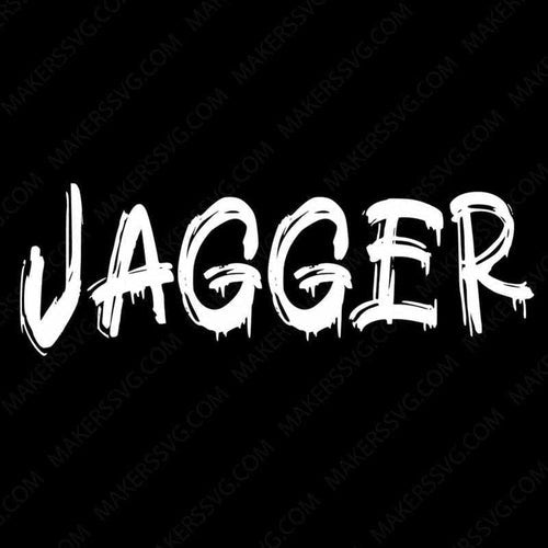Jagger Brush Font-Jagger-Makers SVG