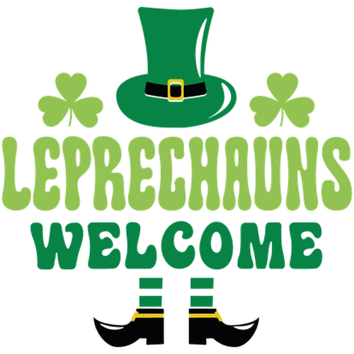 St. Patrick's Day-LeprechaunsWelcome-01-Makers SVG