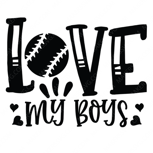 Baseball-LoveMyBoys-01-Makers SVG