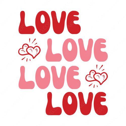 Valentine's Day-Lovelovelovelove-01-Makers SVG