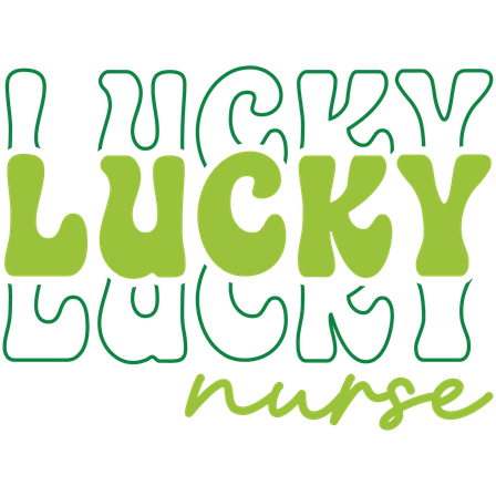 St. Patrick's Day-LuckyNurse-01-Makers SVG
