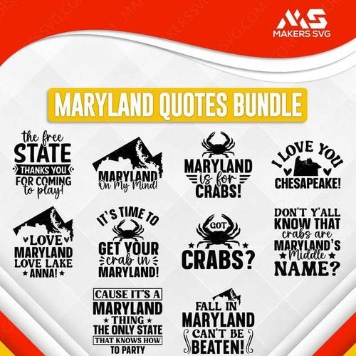 Maryland Quotes Bundle-MARYLANDquotesbundleproductimage-Makers SVG