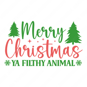 Christmas Doormat-MerrychristmasYafilthyanimal-01-Makers SVG