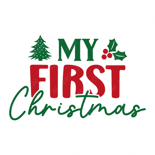 Christmas-MyFirstChristmas-01-small-Makers SVG